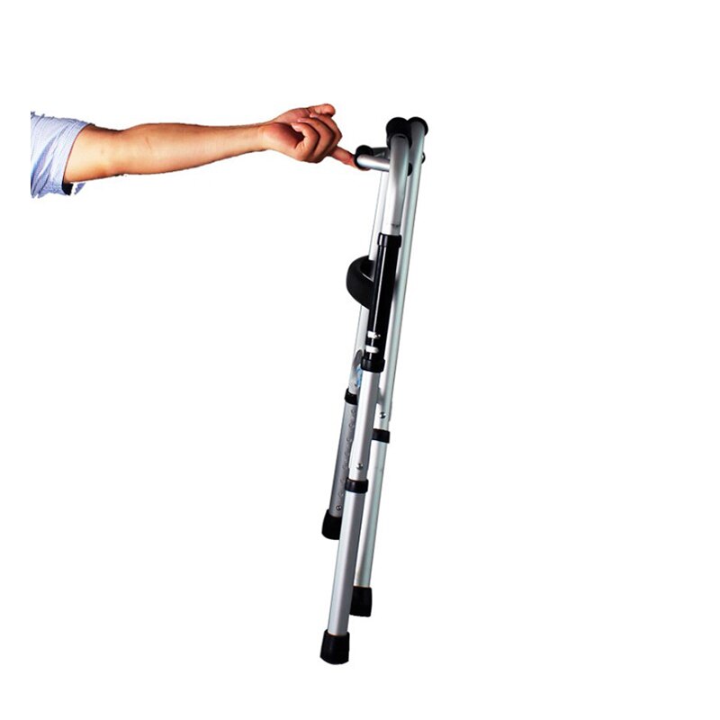 Old man walking aids aluminum alloy folding mobility foldable walkers for seniors