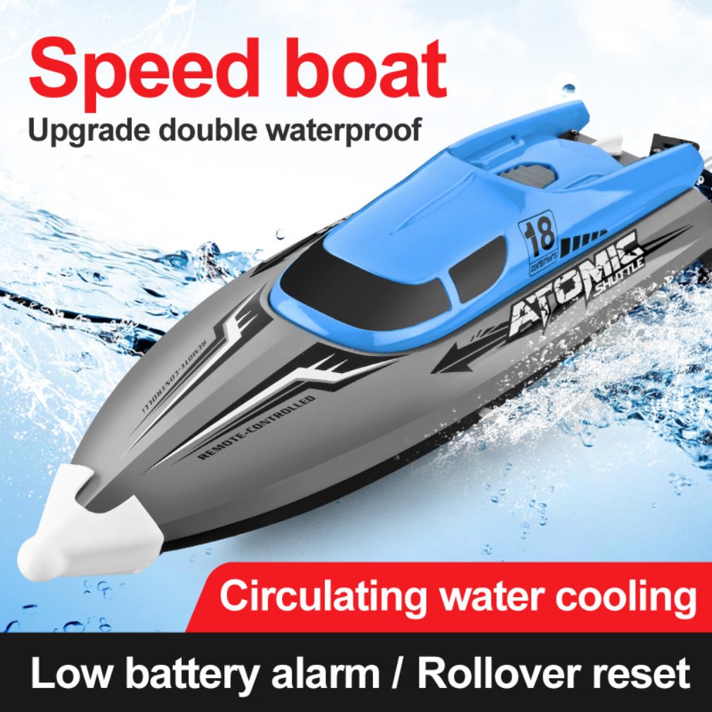 Afstandsbediening Boot Speed Racing Hoge Snelheid Watergekoelde Rc Speedboot Speelgoed Model Educatief Kinderspeelgoed