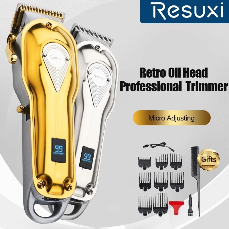 LCD Display Metal Mower Hair Clipper Trimmer For Men Trimer Beard Trimer Hair Trimmer Hair Clippers Barber Shop Use