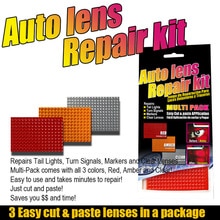 Lens Repair Film Kit Universal Slit Lamp Cover Scratch-resistant Tail Lamp Suitable for Car Lights