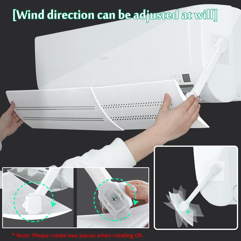 Verstelbare Airconditioning Wind Deflector Baffle Vicedeal