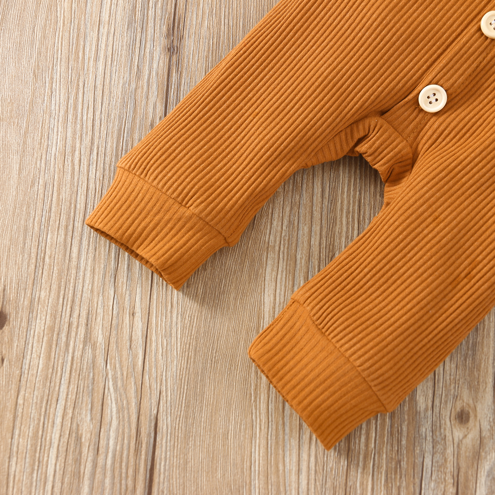 Infantil bebê meninas meninos macacão com chapéu, crianças cor sólida o-pescoço manga longa macacão + boné para outono de primavera, 0-24 meses