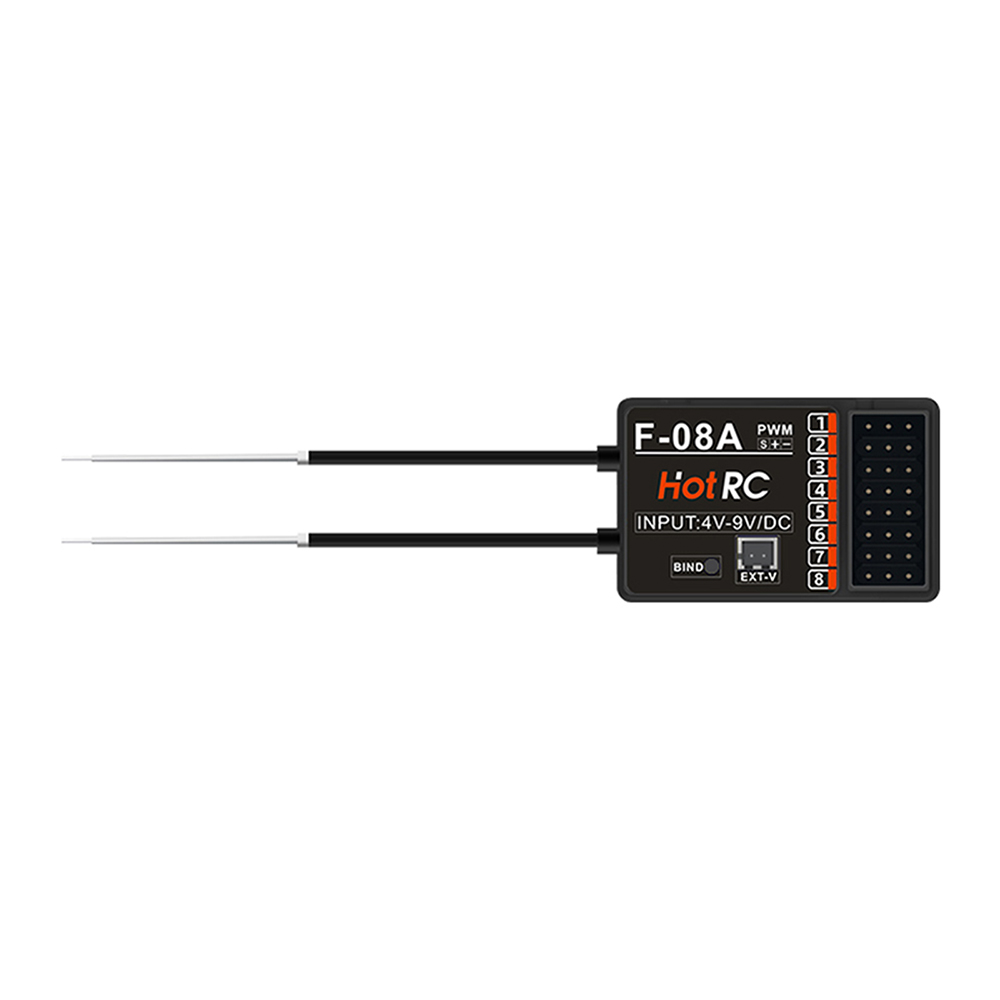 HotRC Transmitter CT-6A CT-8A DS600 6CH 8CH 2.4GHz Radio System Remote Controller with F-06A F-08A PWM GFSK Receiver