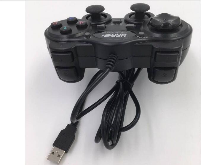 1 Pc Wired Usb Game Controller Voor Pc Computer Laptop Joystick Gamepad Met Trillingen Voor Winxp/Win7 8 10 gamepads