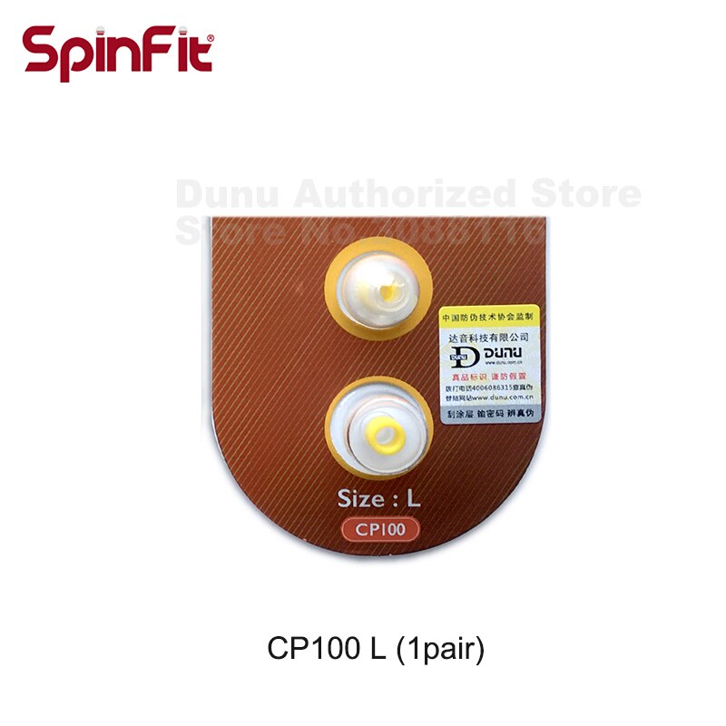 DUNU SpinFit CP100 CP800 CP220 CP230 CP240 In-ohr Kopfhörer Eartip Patentierte Silikon Eartips 1 paar (2 stücke) für DK3001 TITAN 5: CP100 L size