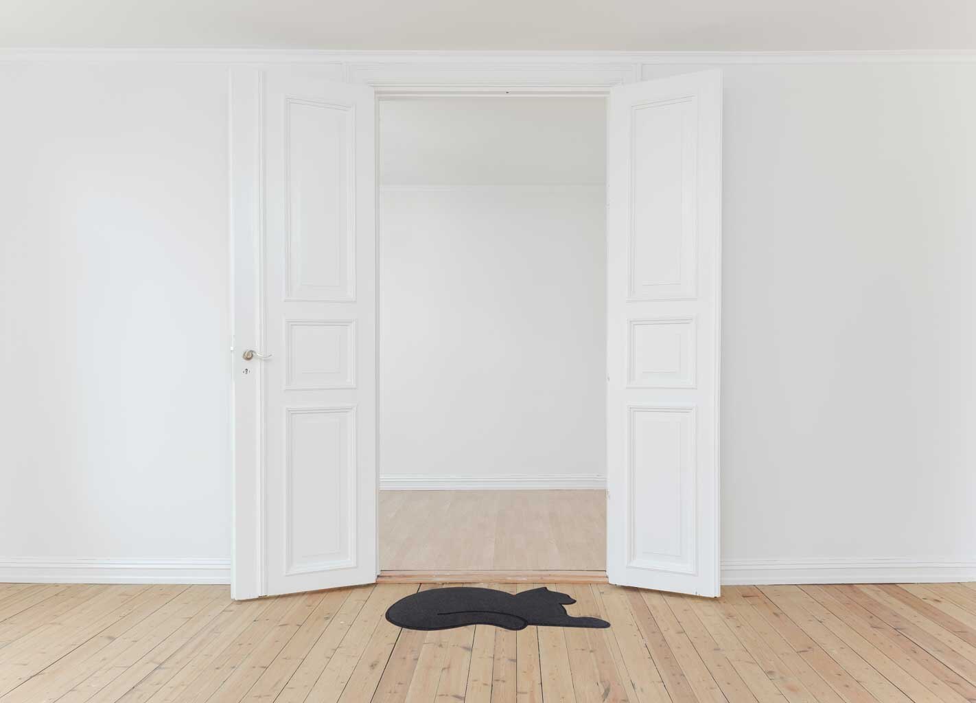 Balvi Felpudo Cat Alfombra para Interior y para Exterior. Poliéster/plástico
