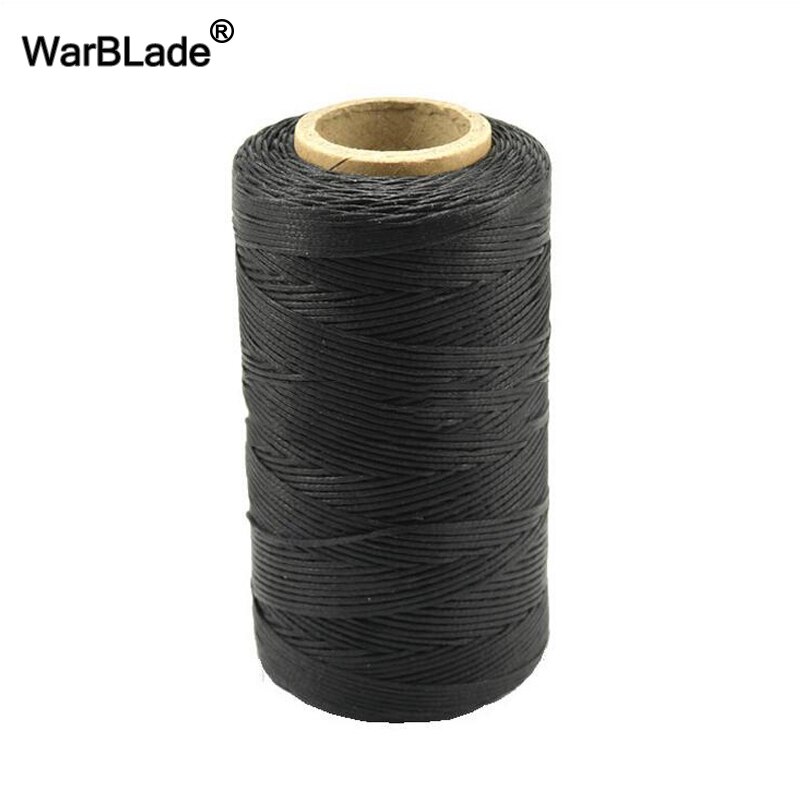 260m 1mm Gewachste Schnur Polyester Baumwolle Cord Leder Gewinde Nähen Themen Für Schuhe Gepäck Armband Schmuck Machen Zubehör