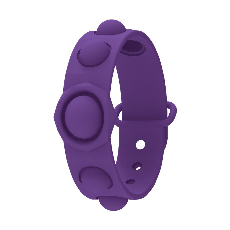 Simple Dimple Fidget Toy Fat Brain Toys Stress Relief Hand Toys For Kids Easy To Use Soft Silicone Decompression Antistress Toys: Purple