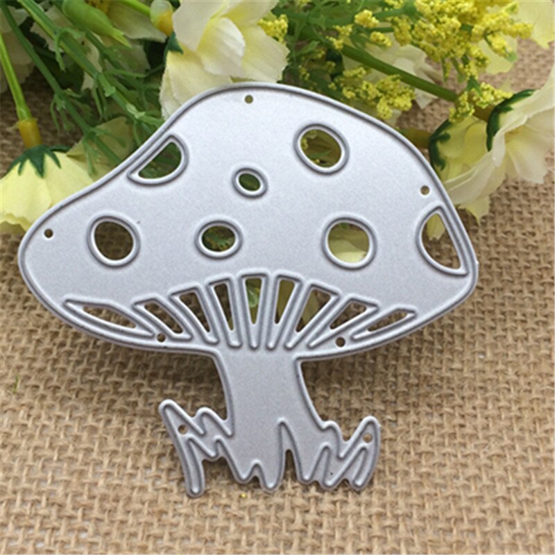 Mushroom Metal Cutting Dies Stencil Scrapbooking Photo Album Card Paper Embossing Craft DIY