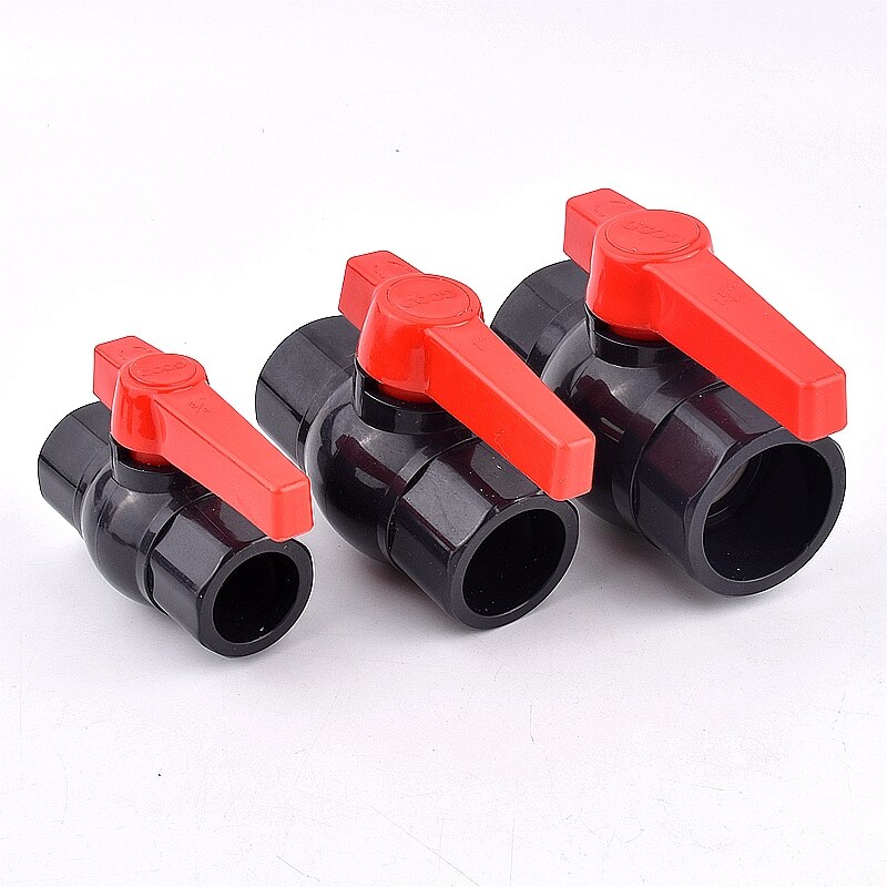 I.D 20~110mm UPVC Ball Valve Garden Watering Irrigation System Water Pipe Connector Aquarium Tank Tube Joint Controller Valve