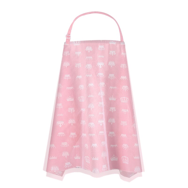 Pustende mor ammende ammetrekk bomull muslin babymating sjal pads utendørs barsel pleie trekk kappe forkle: A4