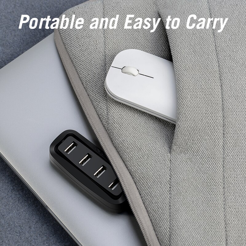 Vention usb hub usb 2.0 hub 4 port usb splitter med led usb adapter til macbook pro pc computer tilbehør hub multi usb hab