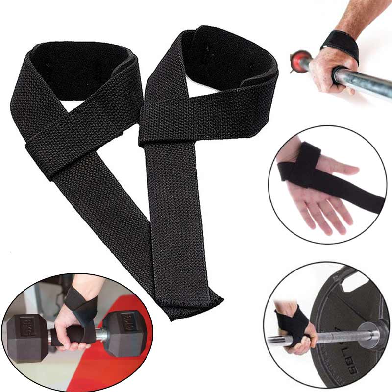 1 par remsor handledsstöd tyngdlyftning gym träning bodybuilding handledsskydd remmar omslag stag band skydd 55 xr-: Default Title