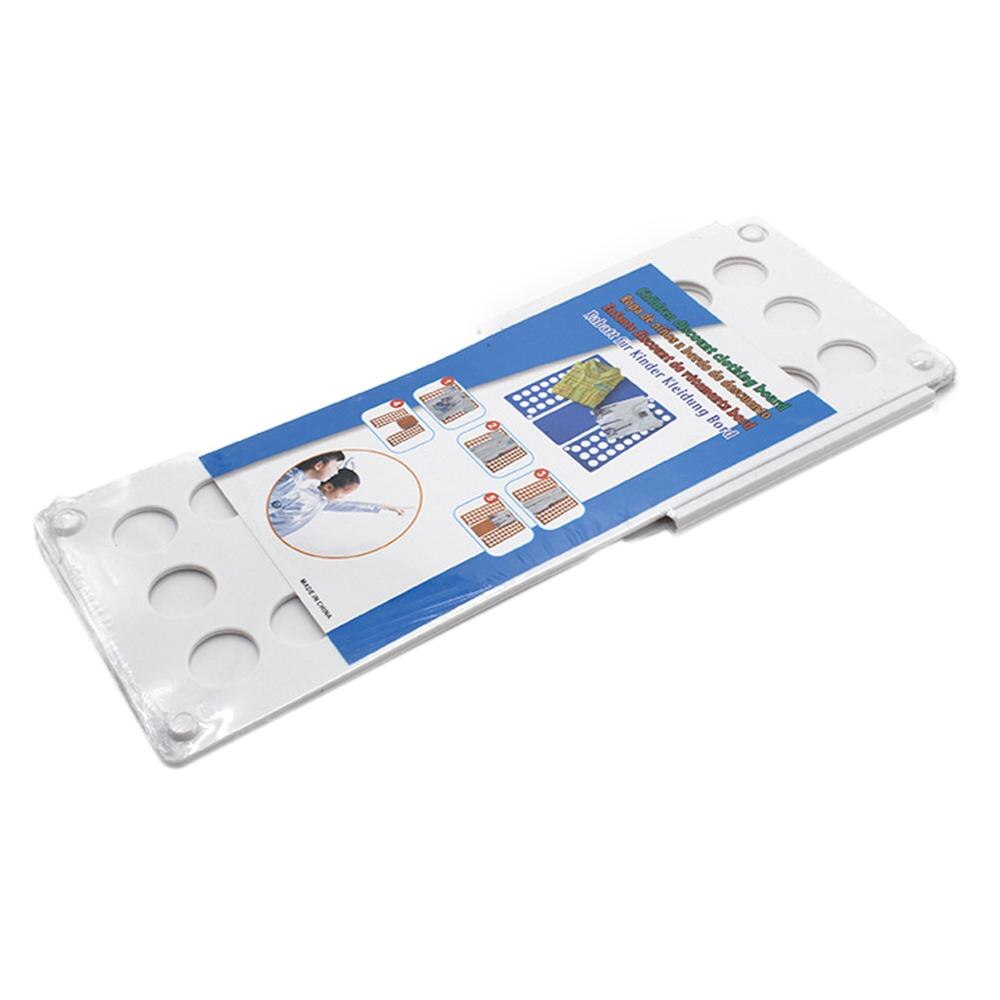 Clothes Folder T-Shirt Top Clothes Folders Magic Folding Board Flip Fold Kids Laundry Organizer Clothes Tools Style: Ivory