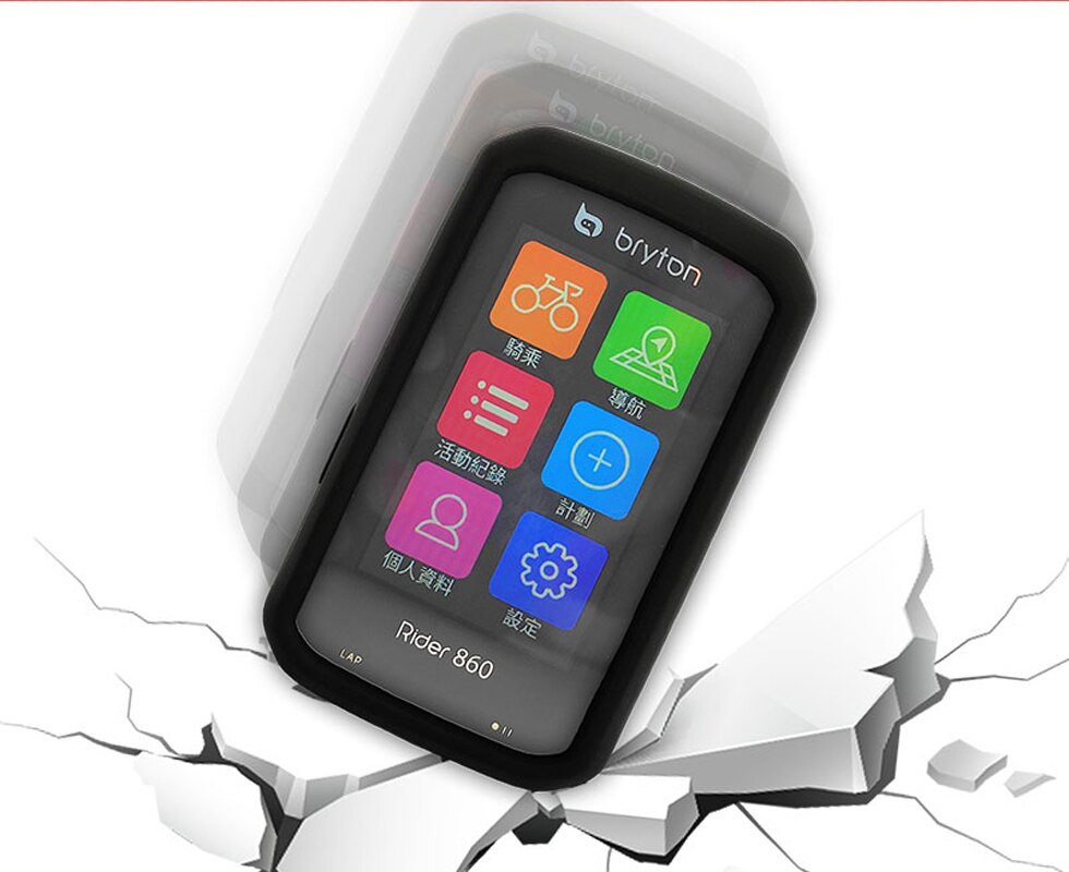 Funda genérica de Gel para bicicleta, cubierta protectora de pantalla para Bryton Rider 860, GPS, R860, Bryton Rider 860
