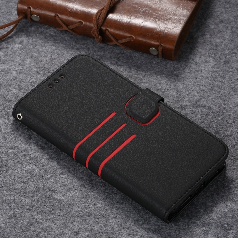 L-fadnut for huawei  p20 lite etui  p30 pro business vintage magnetisk lommebok flip stativ skinndeksel for huawei mate 20 pro deksler