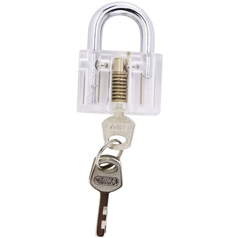 Blocchetti trasparenti per allenamento professionale lucchetti professionali per fabbro