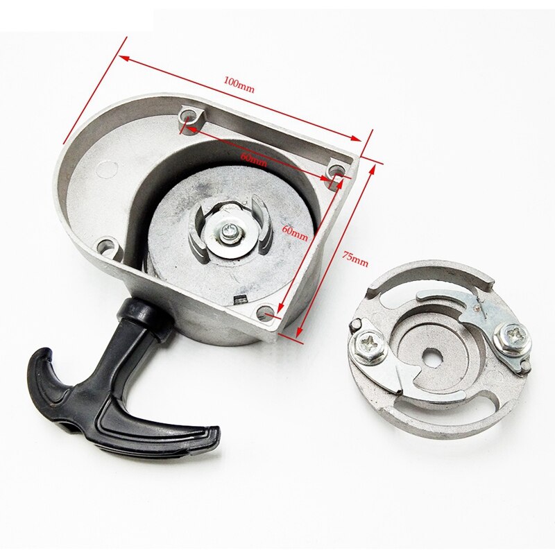 Pull Starter Voor 49CC 66CC 80CC Motor Gemotoriseerde Fiets Pull Terugloopstarter