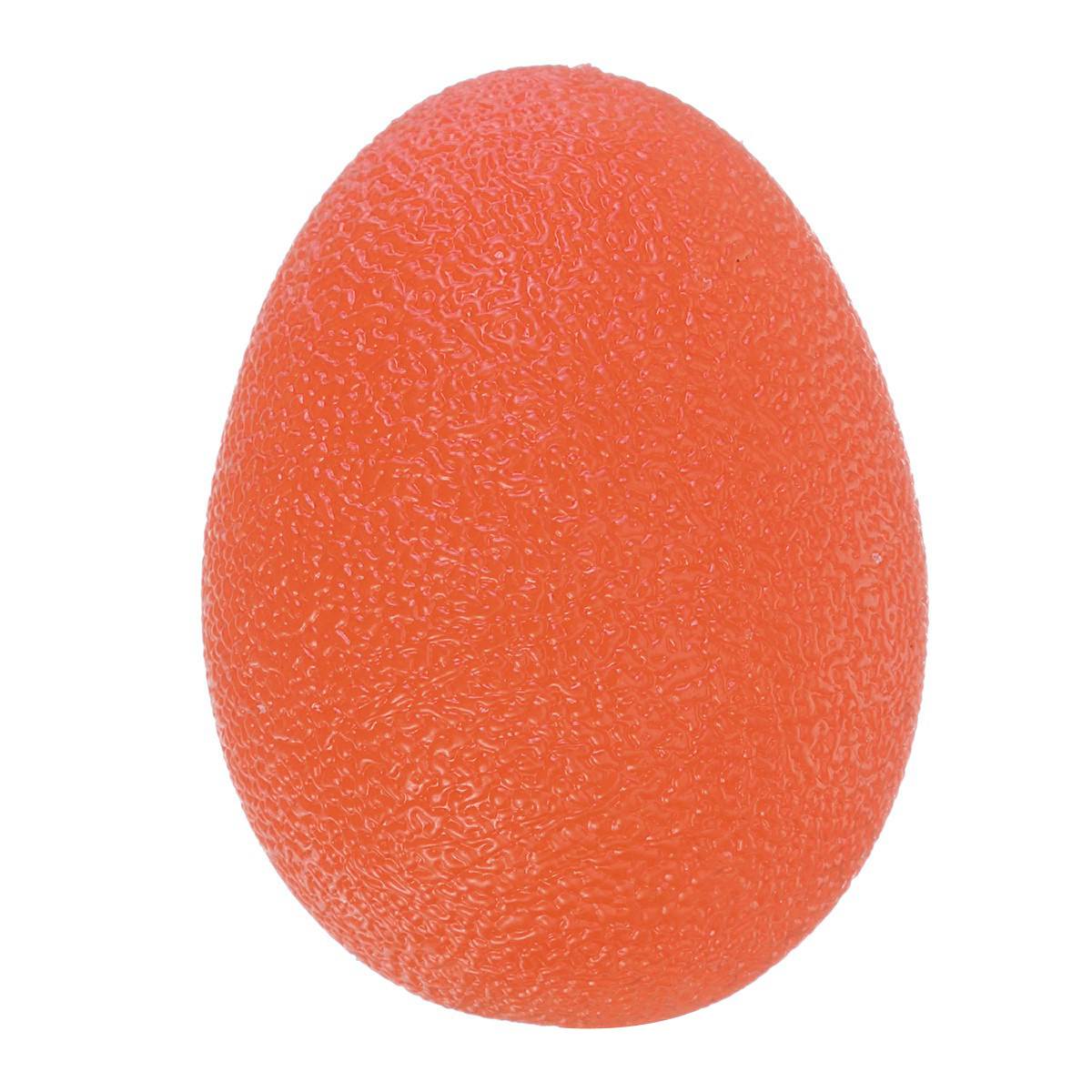 1 stk 58mm ægform stresskugler håndterapi træning klemme kugler stress relief greb forstærker bolde muskeltræning: Orange