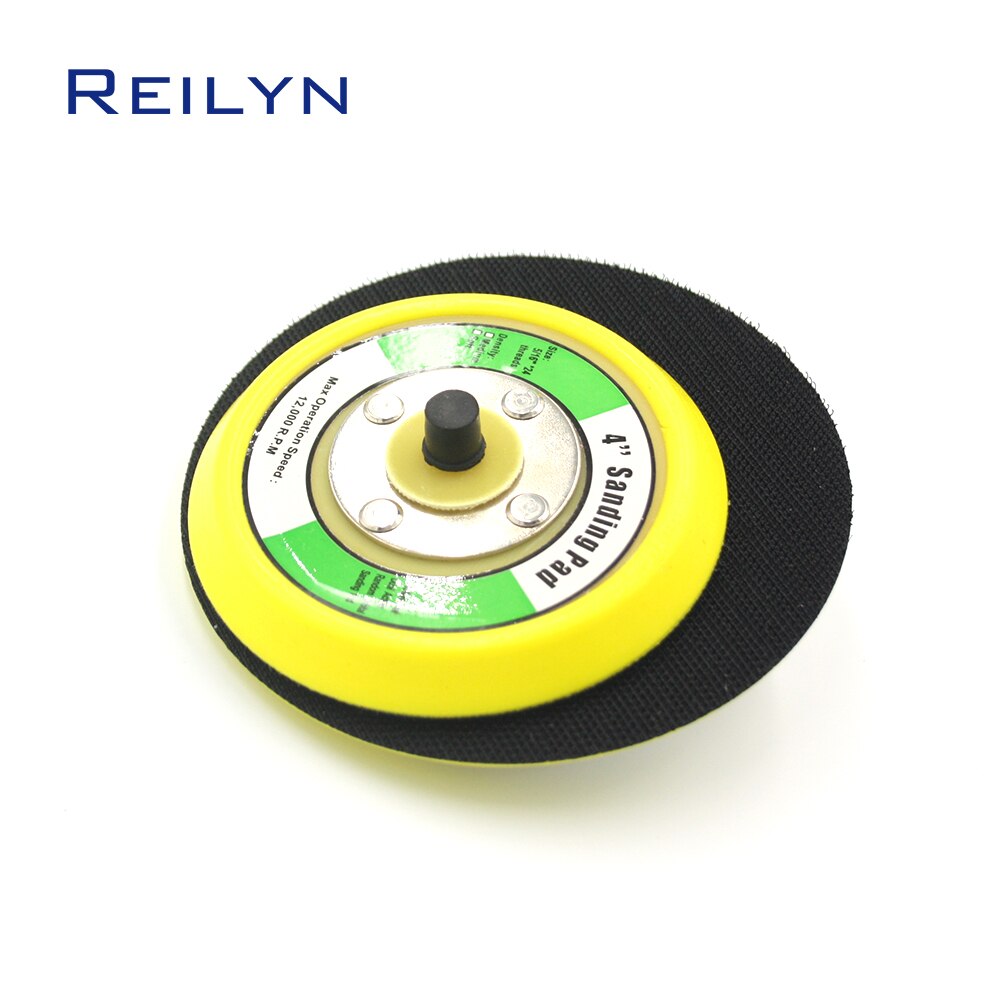 Pneumatic Sander backing pad Air Polisher holder sanding polishing disc hook-loop back plate 1234567inch