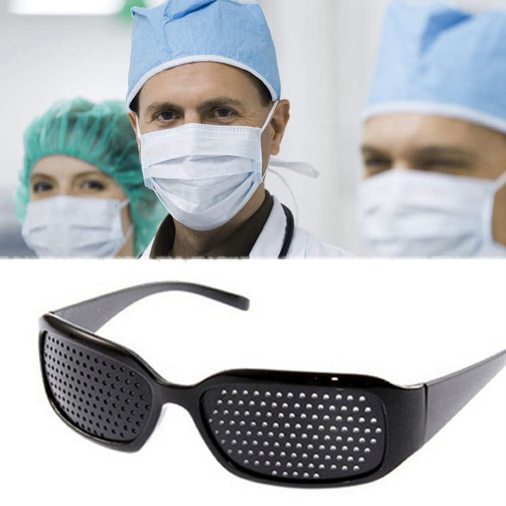 Care Gezichtsvermogen Verbeteraar/Pinhole Unisex Bril Anti-vermoeidheid Stenopeic Bril Vermoeidheid Verlichten Oogje Bril 1 Pcs