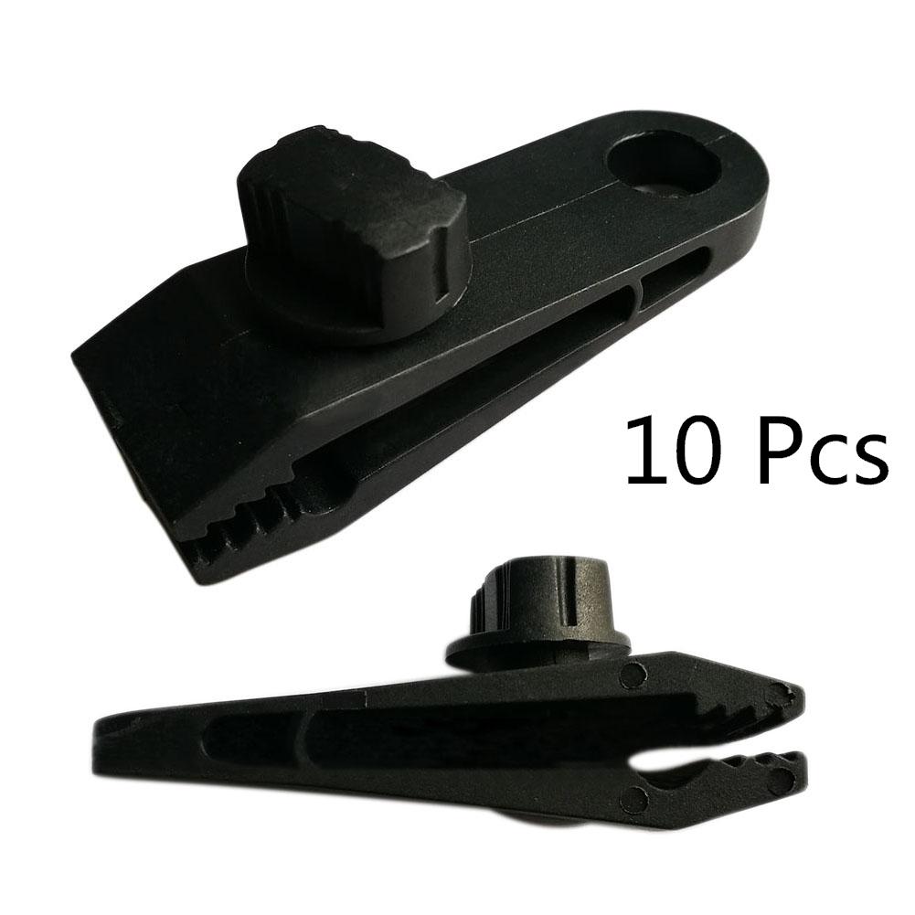 Heavy Duty Awning Waterproof Tarp Tent Shade Garden Canopy Sunshade Outdoor Camping Hammock RainFly Truck Cover Yard Sun Shelter: 10 Pcs Tent Clips