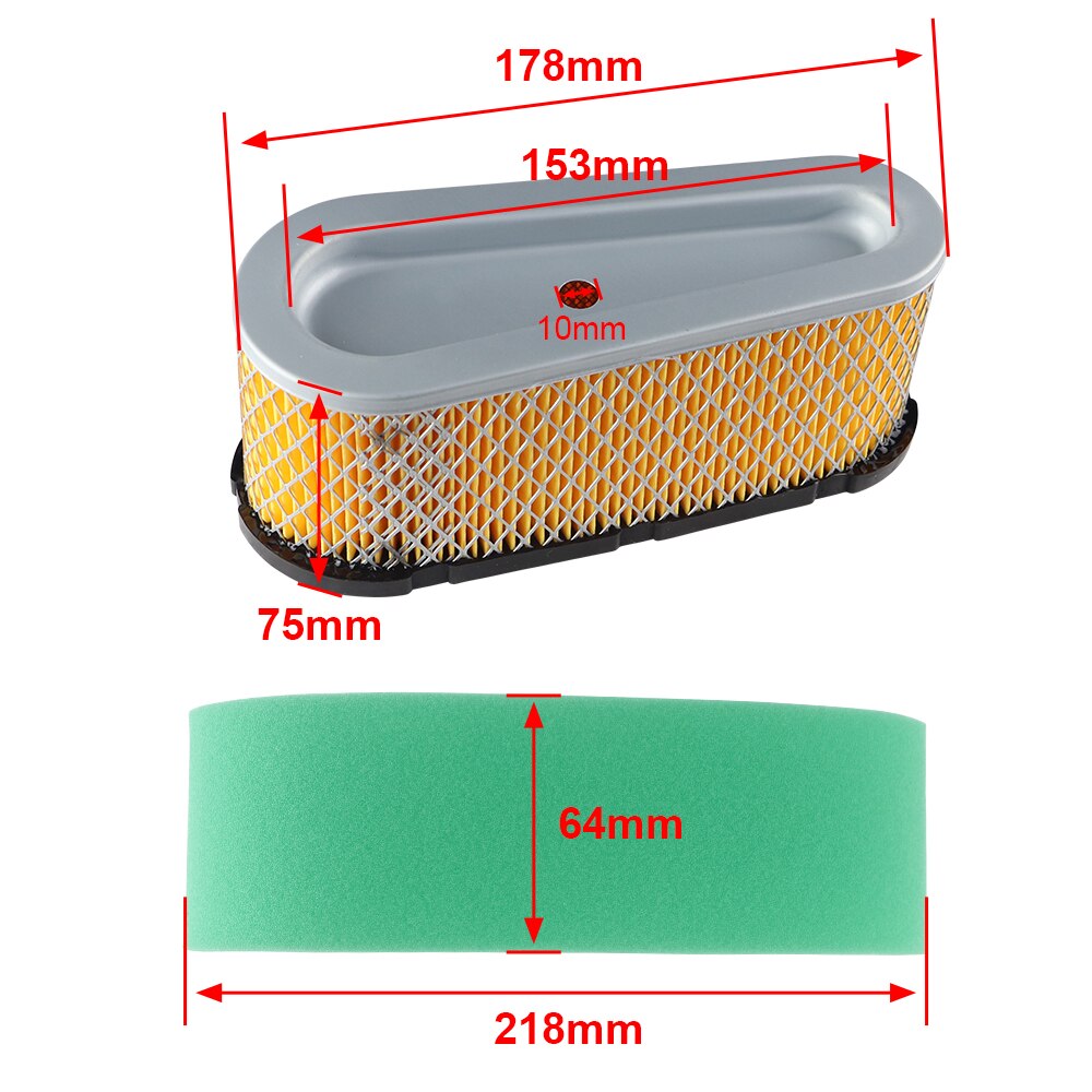 Air Filter and Pre-Filter for Replaces B & S 496894S 493909S 272403S 24151 LG496894JD LG496894S LG272403S M143004