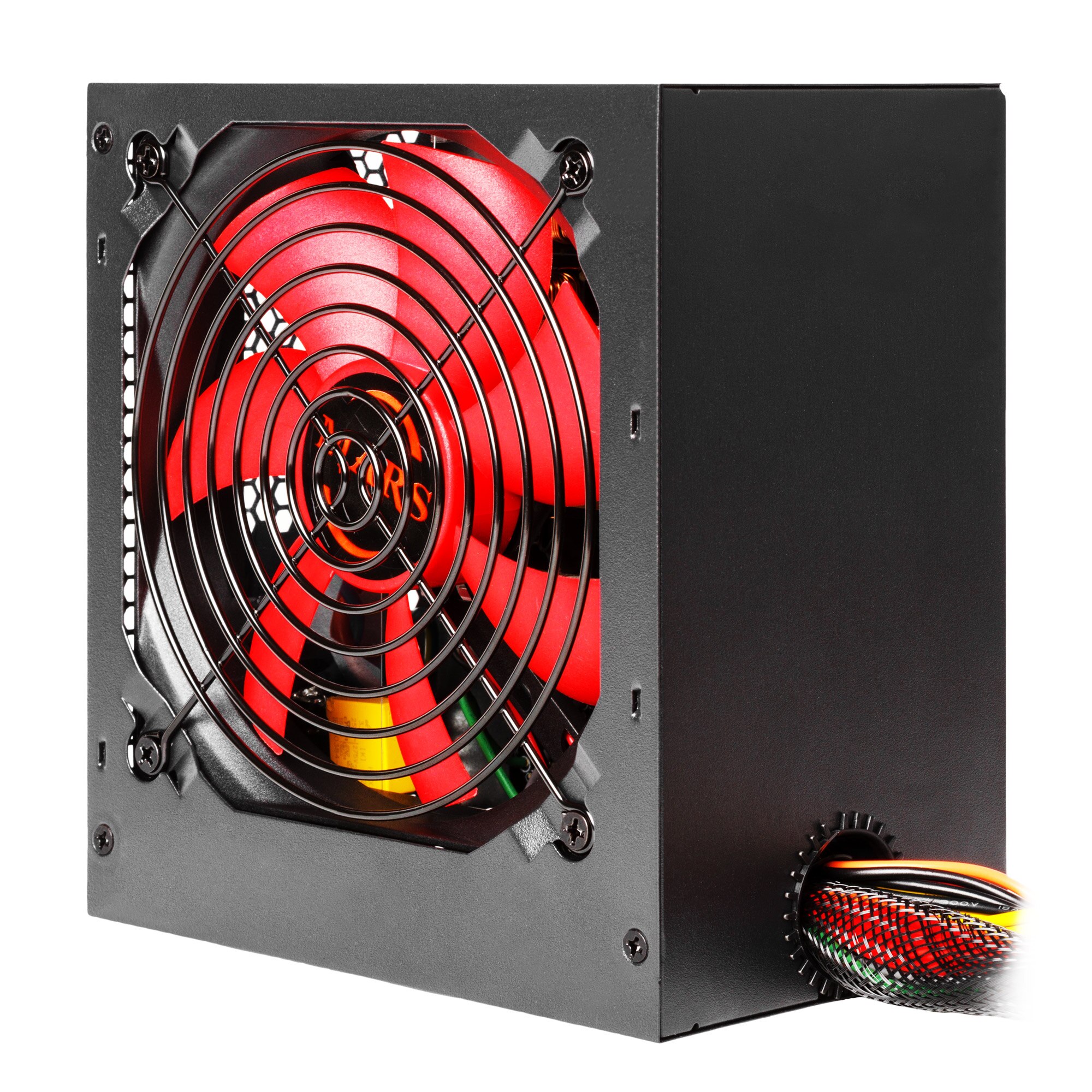 Mars Gaming MPII550, Fuente de Alimentación PC 550W, ATX 12V, Ventilador 120mm 14dB, Antivibración, Eficiencia 85%