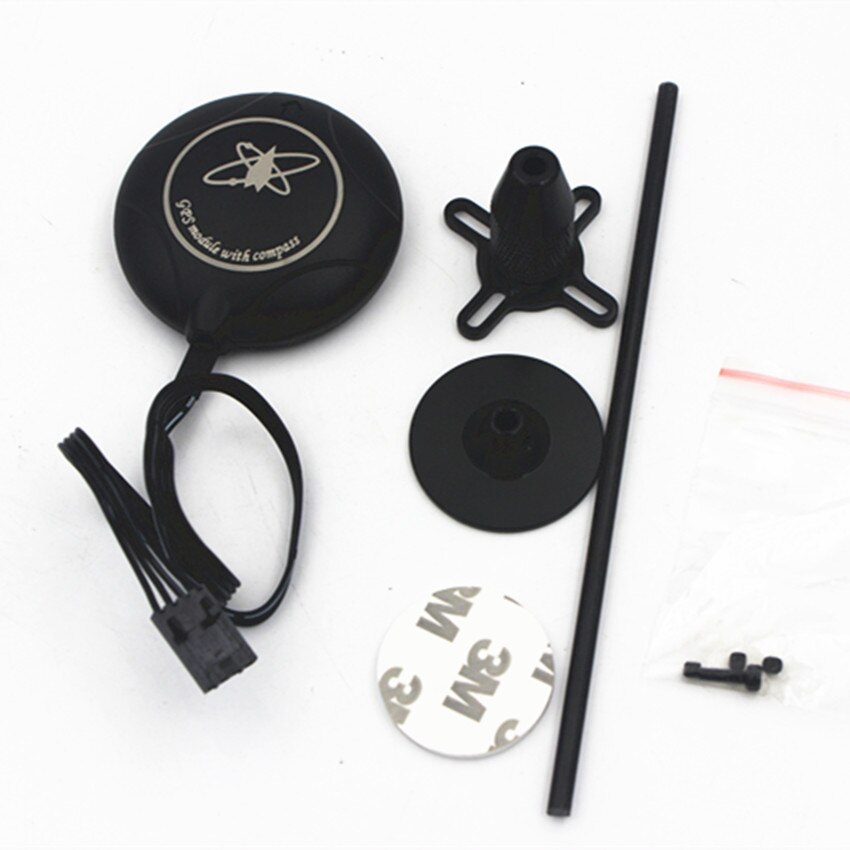 M8N GPS met Kompas + Zwart GPS Stand Houder voor DJI NAZA M Lite V1 V2 Vlucht Controller F450 S550 quadcopter