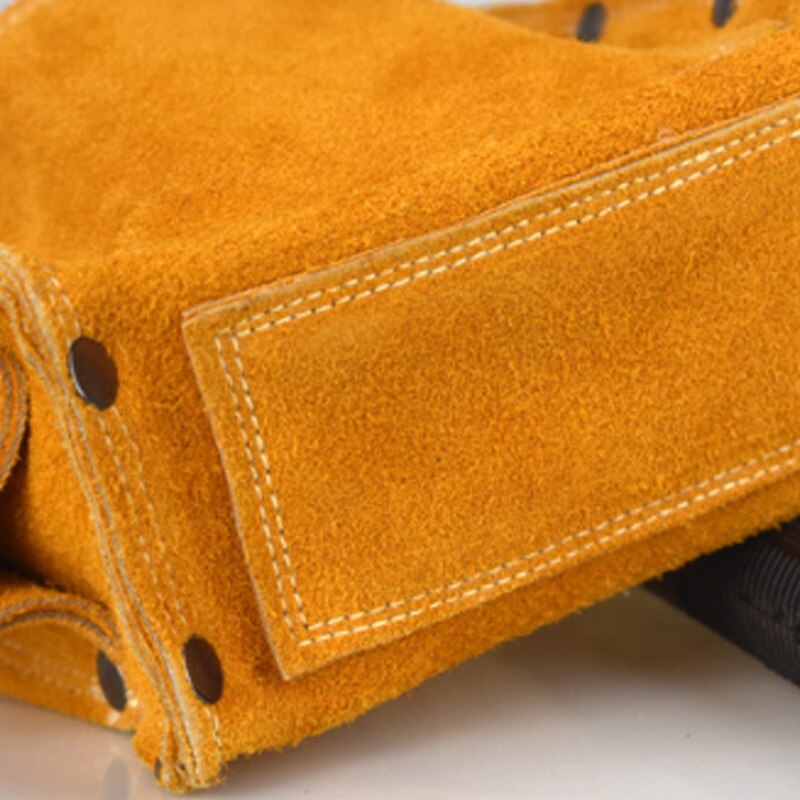 Værktøj talje taske slidstærk træbearbejdning negle opbevaringspose med bælte til elektrisk skruetrækker sikkerhedshammer