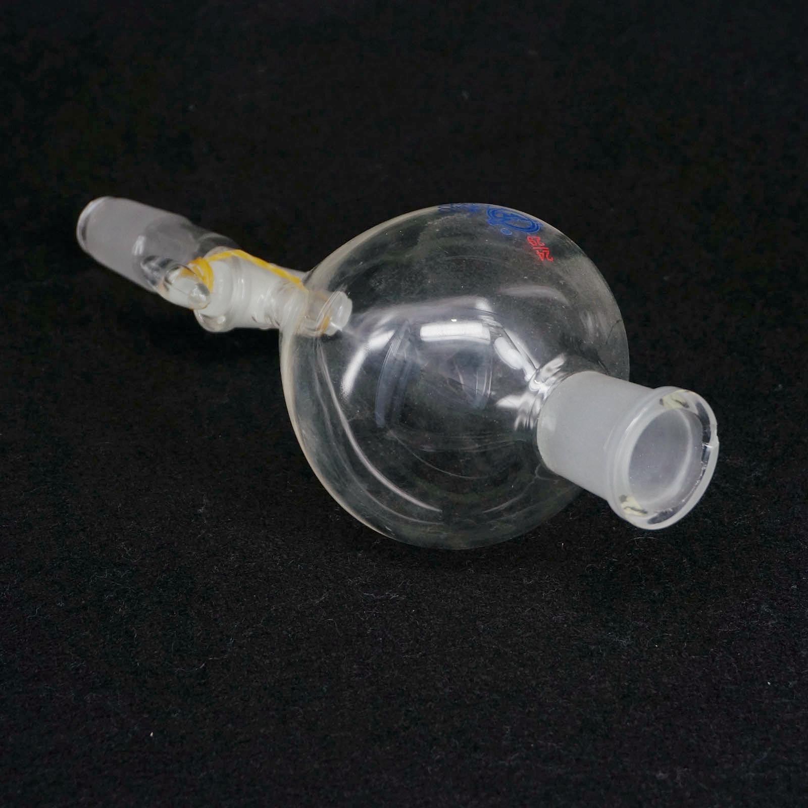 250ml 19/26 24/29 29/32 Ground Joint Ball Shaped Lab Separatory Funnel With Glass Stopcock