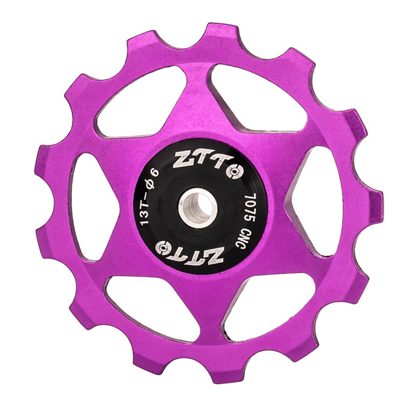 Bicycle Rear Derailleur Jockey Wheel 13T Aluminum Alloy Sealed Bearing Pulley AL7075 CNC Road Bike Guide Roller Idler 4/5/6MM: Light Grey