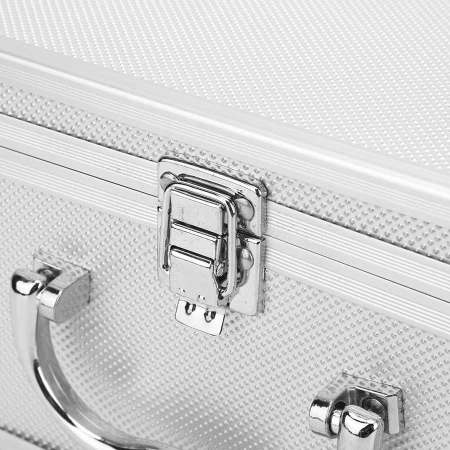 230 x 150 x 125mm Tool Box Aluminum Sponge Lining Hand Case Organizer Carrier