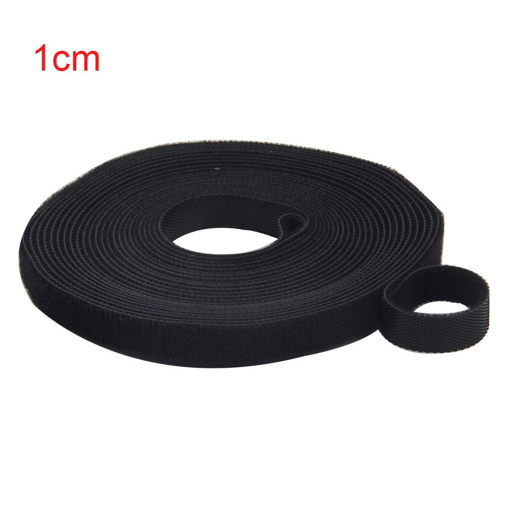 1 CM * 5 Meter Kleur Herbruikbare Magic Sticky Tie Terug naar Loop Kabelbinders Thuis Keuken Nylon fastener Kabels Banden Accessorie