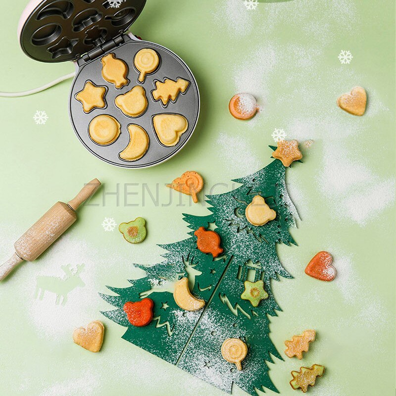 Electrical Household Cartoon Cake Machine Mini Cake Machine Non-Stick Model Pink Cute Double-Sided Constant Temperature Baking