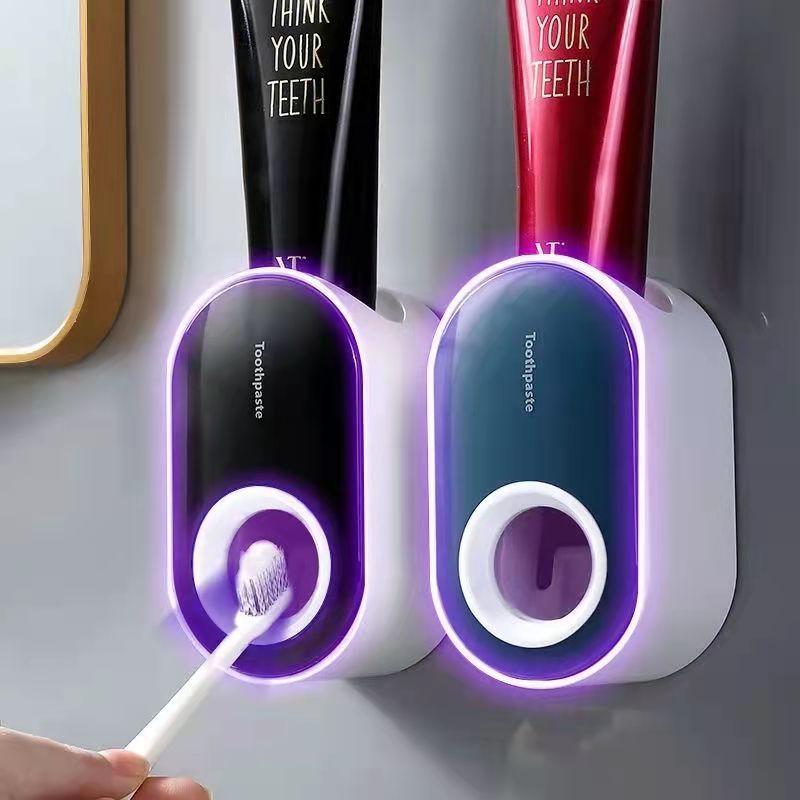 Automatische Tandpasta Knijper Tandpasta Dispenser Lui Wandmontage Squeezer Tandpasta Houder Badkamer Accessoires
