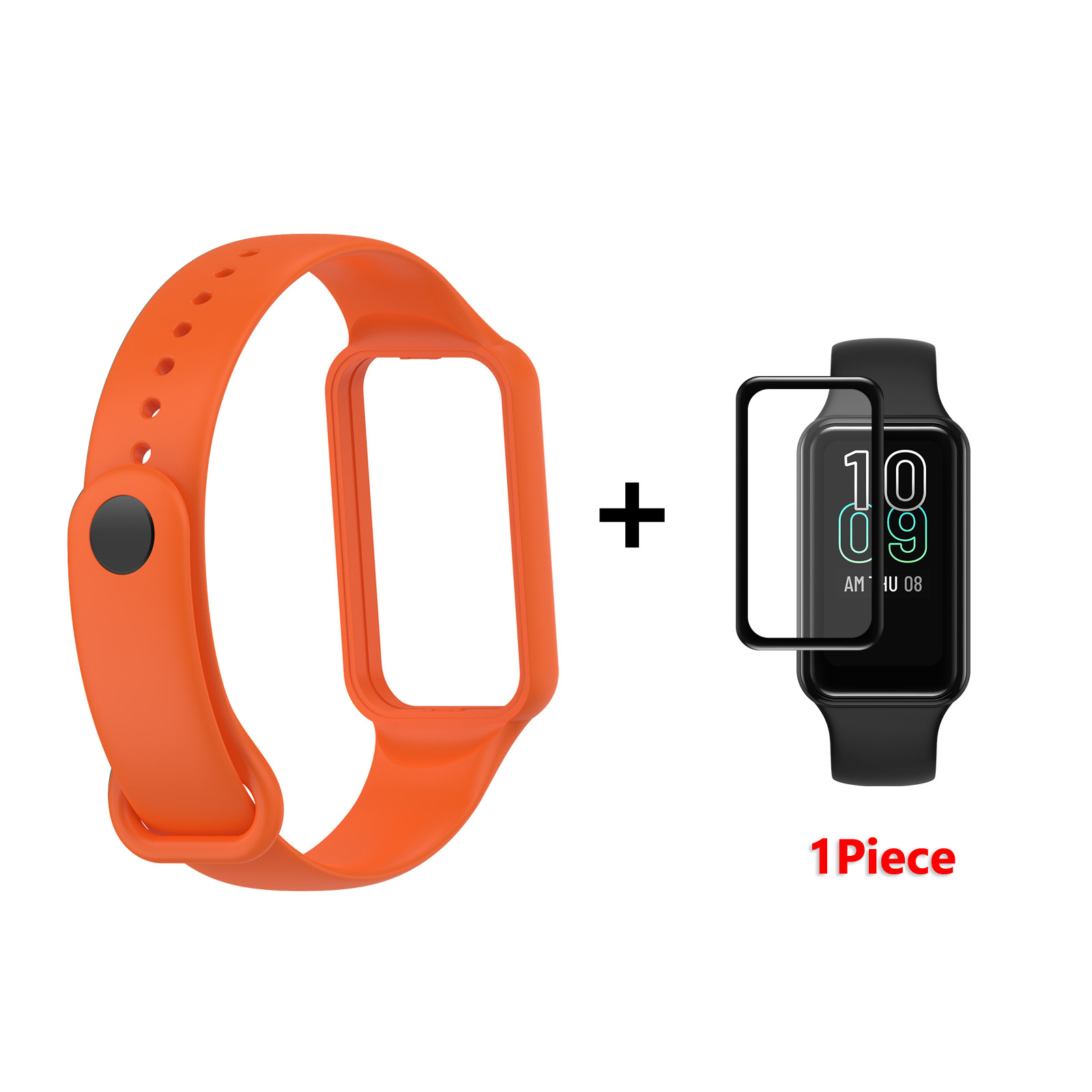 Urrem til amazfit band 7 rem udskiftningsrem til amazfit band 7 urremme armbånd: Antik sort