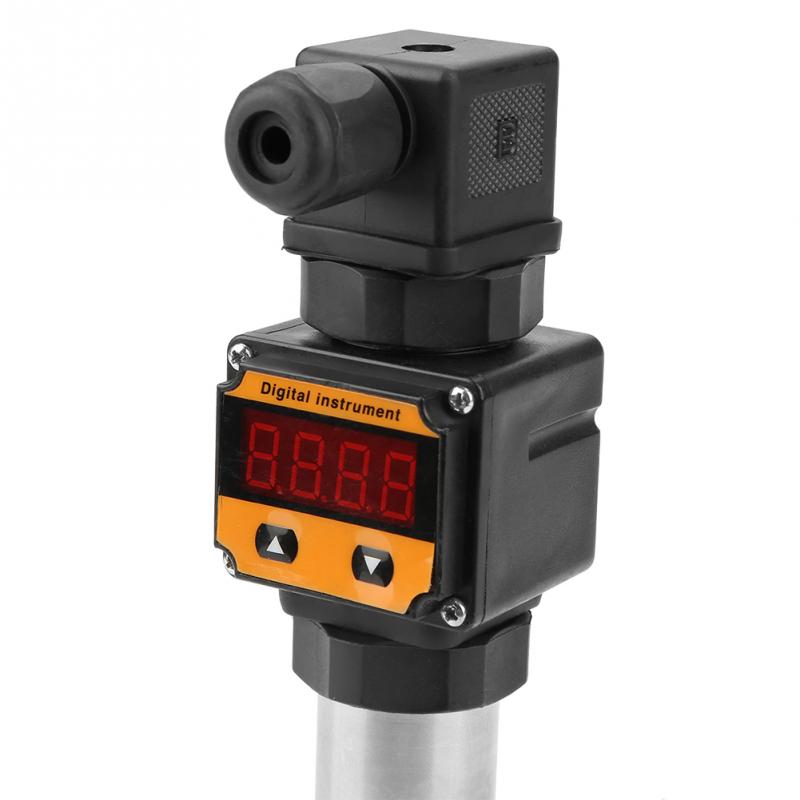 Heißer Kleine Silizium Drucksensor Wandler Absender mit Digital Anzeige 4-20mA DC24V Werkzeug