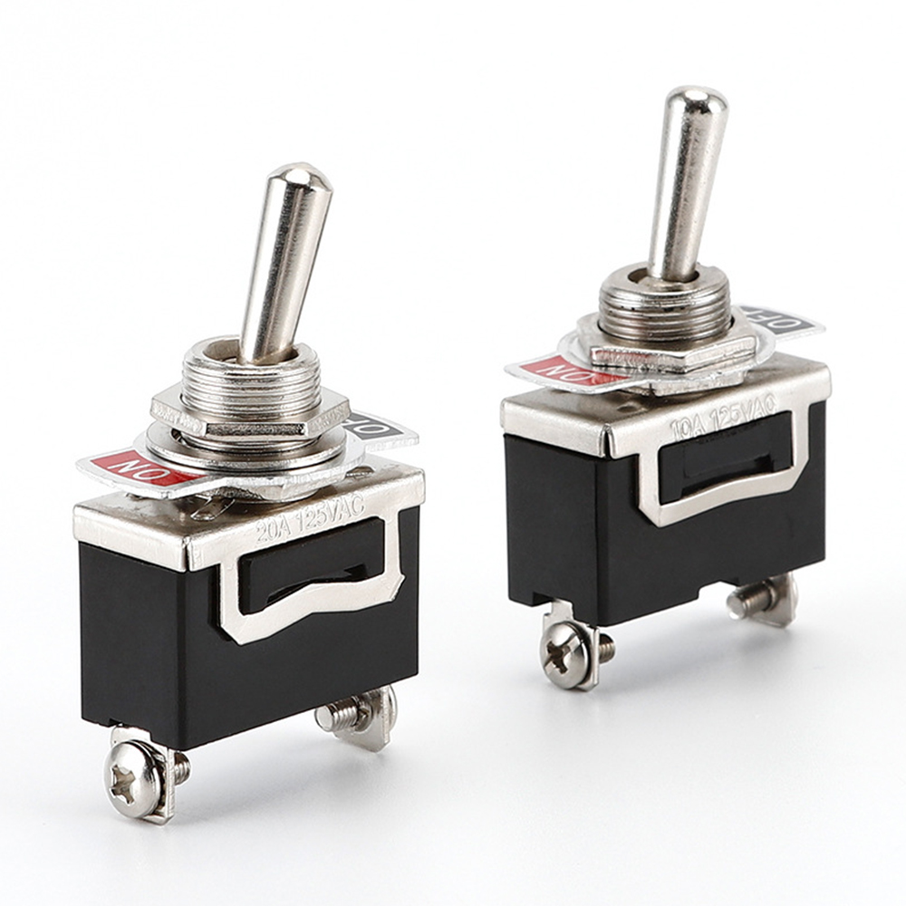 5Pcs DIY Rocker Toggle Switch 15A 250V 2Pin SPST ON/OFF Cap Waterproof Rocker Switch for Heavy Duty Car Boat