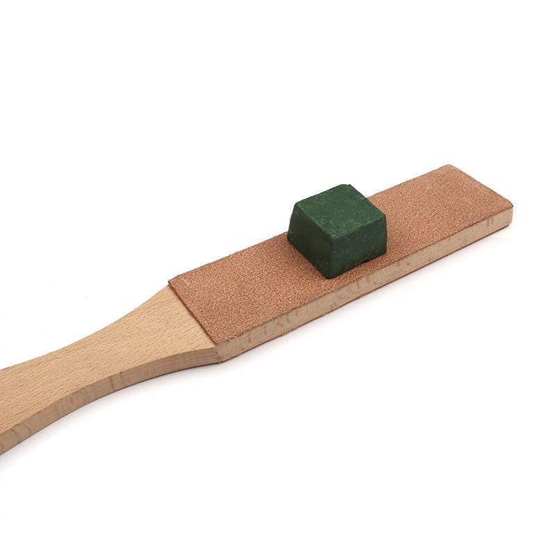 Dual Sided Leather Blades Strop Cutter Razor Sharpener Polishing Board Sharpen Home Tools DIN889: Default Title