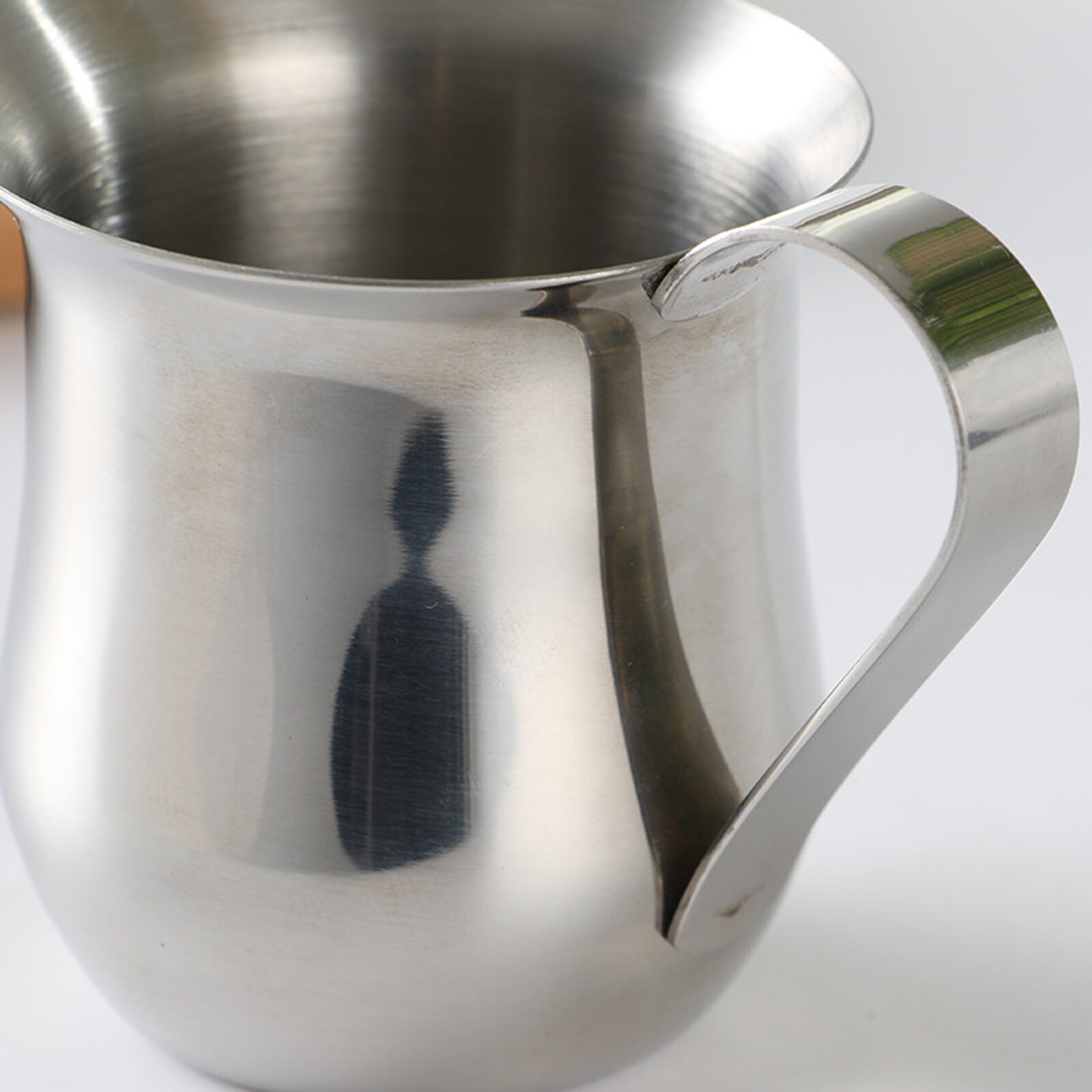 Stainless Steel Milk Cup Pointed Mouth Milkshake Cup For Home Office Restaurant Stainless Steel