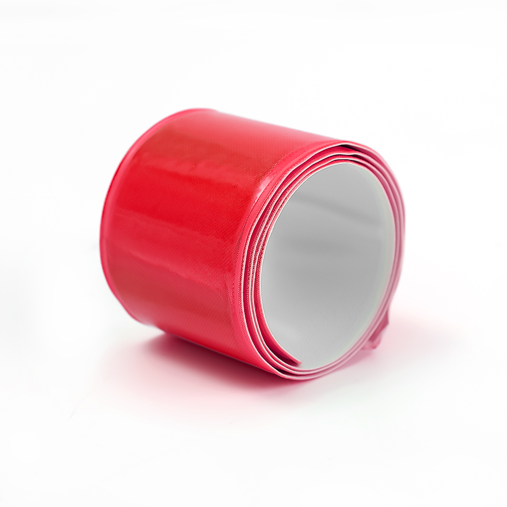 40x3cm Running Fishing Cycling Reflective Strips Bike Safety Night Warning Bicycle Bind Pants Leg Wrist Strap Reflective Tape: Red