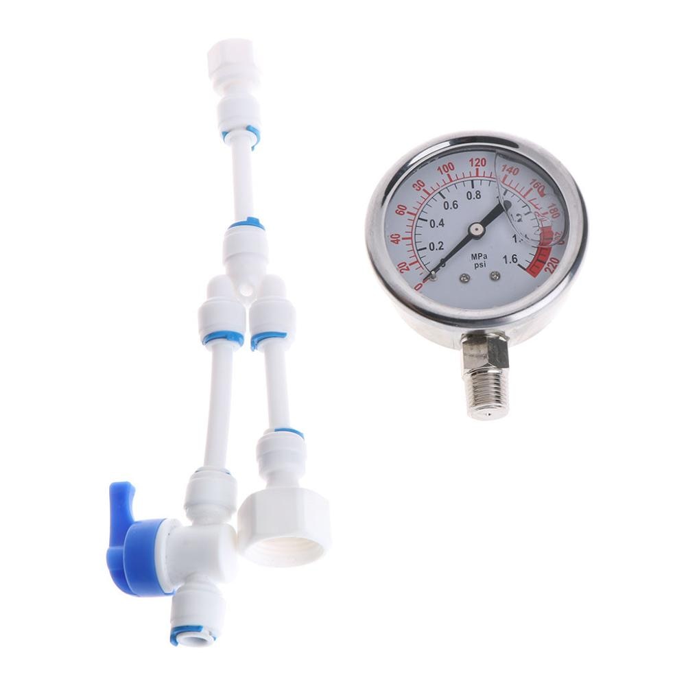 With oil Anti-vibration water purifier pressure gauge Test meter to measure water pipes RANG:0-1.6MPA tool