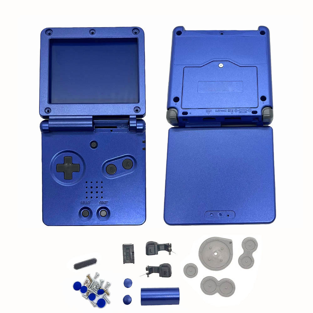 Carcasa Original de repuesto de para Gameboy Advance GBA SP, funda carcasa para consola de juegos con juegos de accesorios: Blanco