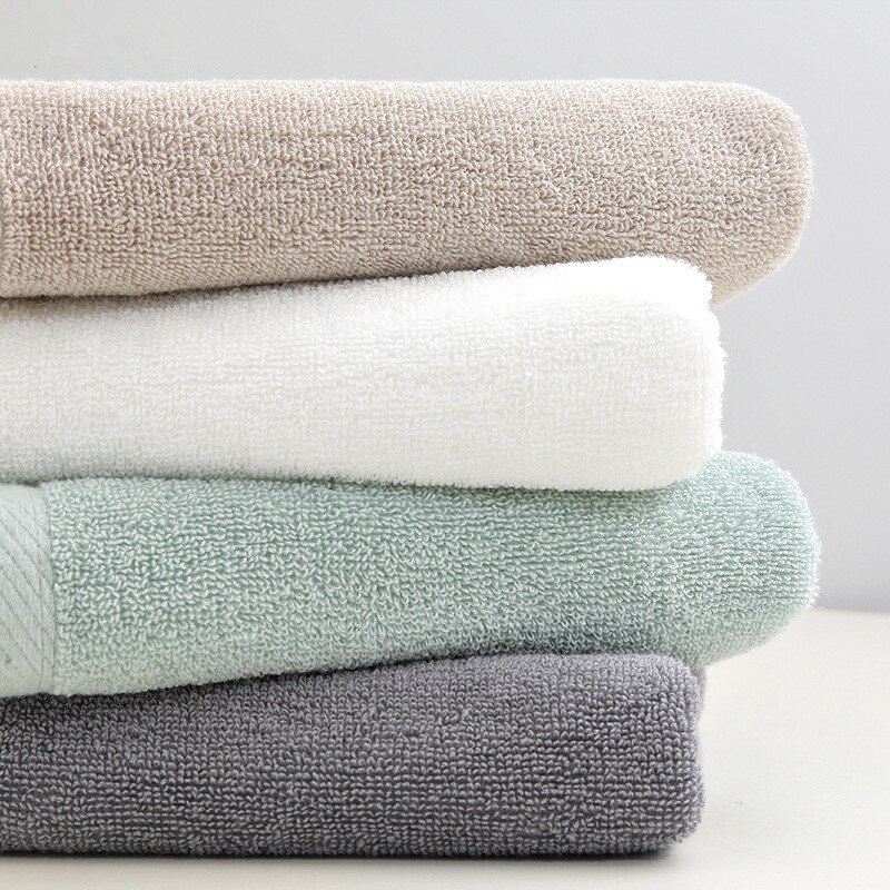 34X75Cm Effen Kleur Antibacteriële Alsem Katoen Handdoek Absorberende Huidvriendelijke Huishoudelijke Gezichtsreiniging Handdoeken