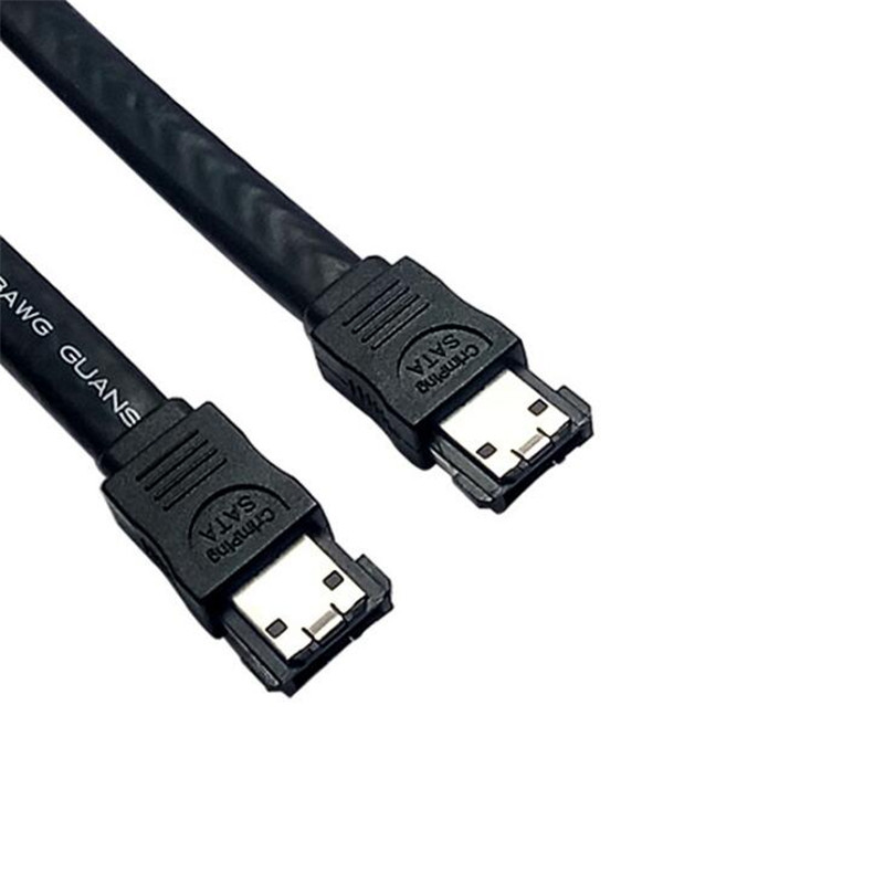 E-SATA Naar Esata-kabel Esata Male Naar Mannelijke Uitbreiding Data Transfer Cable Koord Voor Draagbare Harde Schijf 1.2M/120Cm