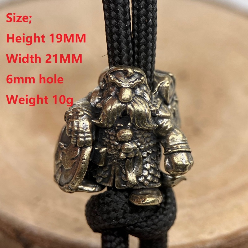 Zwerg Messing Messer Perlen EDC DIY Paracord Gewebte Armbänder Lanyard Anhänger Zubehör Outdoor-Tool Behänge Charms ﻿ ﻿