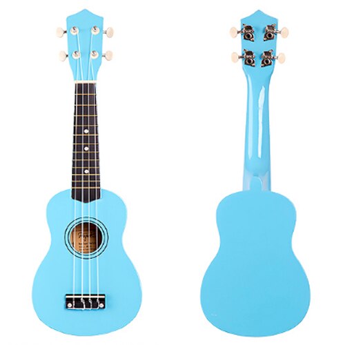 Muziek Liefhebber Club Kleurrijke 21 "Ukulele Sopraan Basswood Ukulele Concert 21 Inch Akoestische Gitaar Sopraan Ukulele: 2