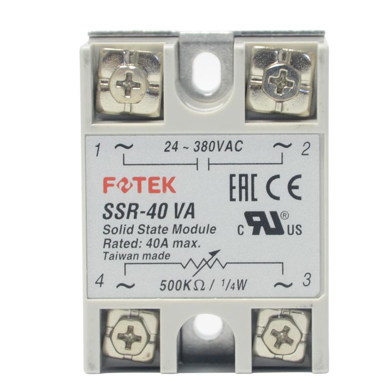 original FOTEK Solid State Relay SSR-10VA SSR-25VA SSR-40VA SSR-75VA SSR-25VA-H SSR-40VA-H