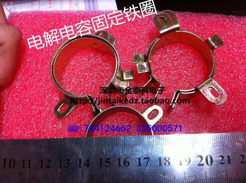 4Pcs Condensator Bevestigingsbeugel 35Mm Vaste Ijzeren Clip Met Schroef Voet Metalen Frame Condensatoren Rack 22Mm 25mm 30M 40Mm 45Mm 50Mm